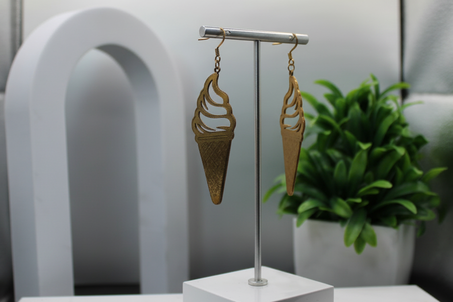 Ice Cream Cone Earrings