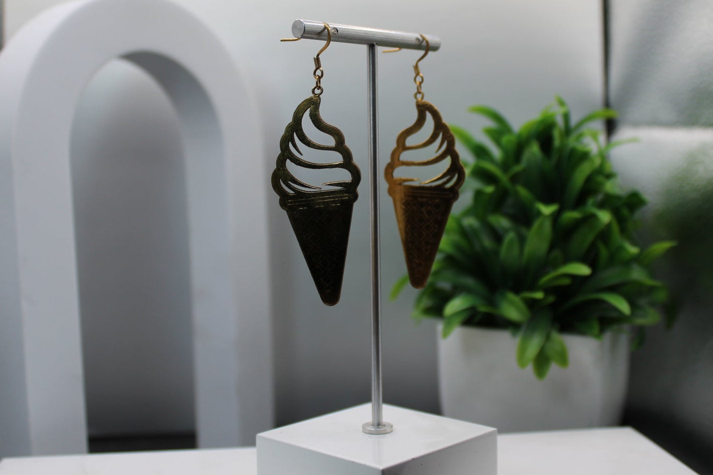 Ice Cream Cone Earrings