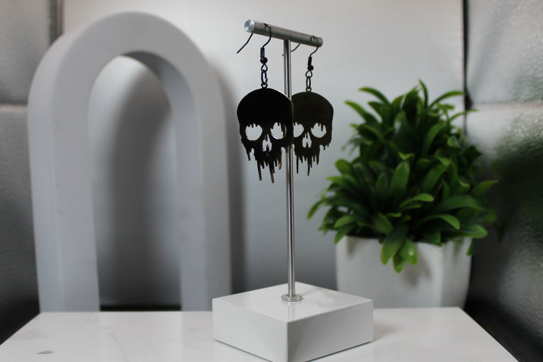 Bloody Skull Earrings