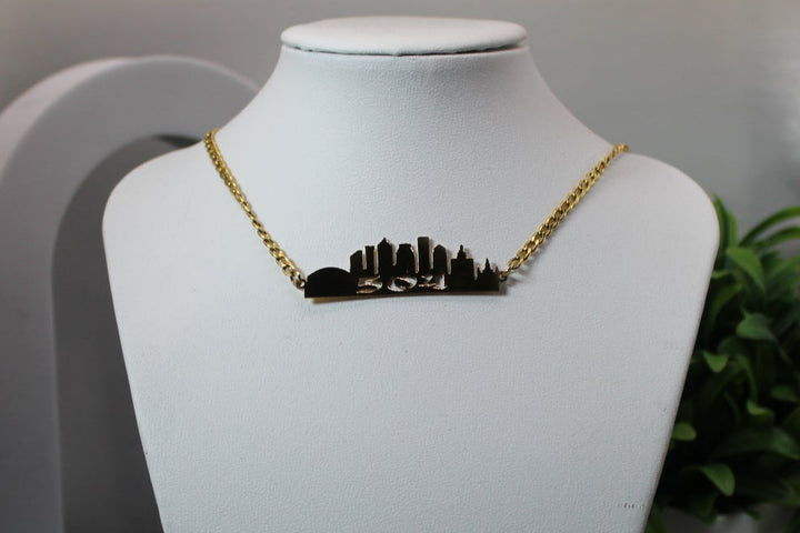 New Orleans 504 Skyline Necklace