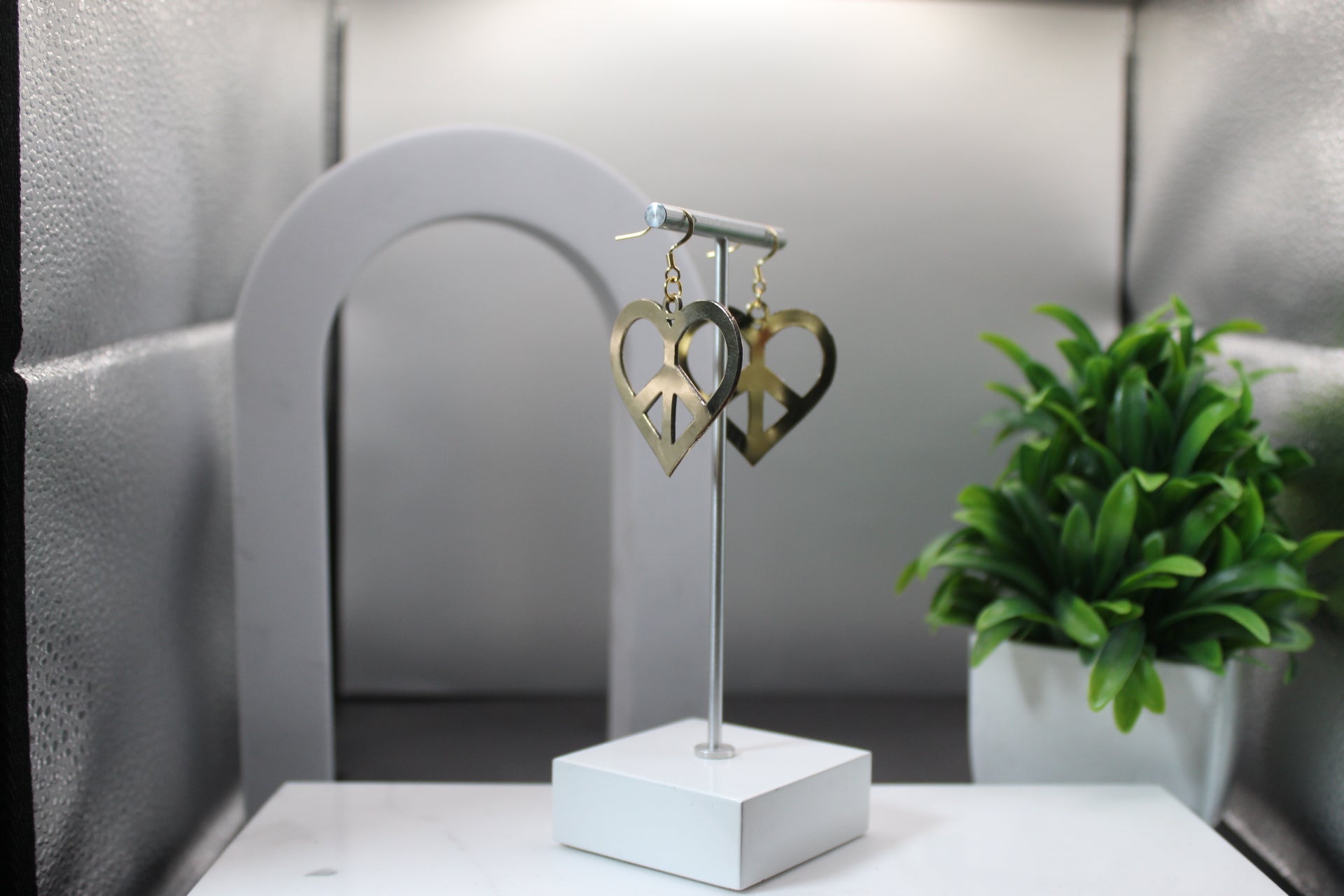 Heart-Peace Earrings