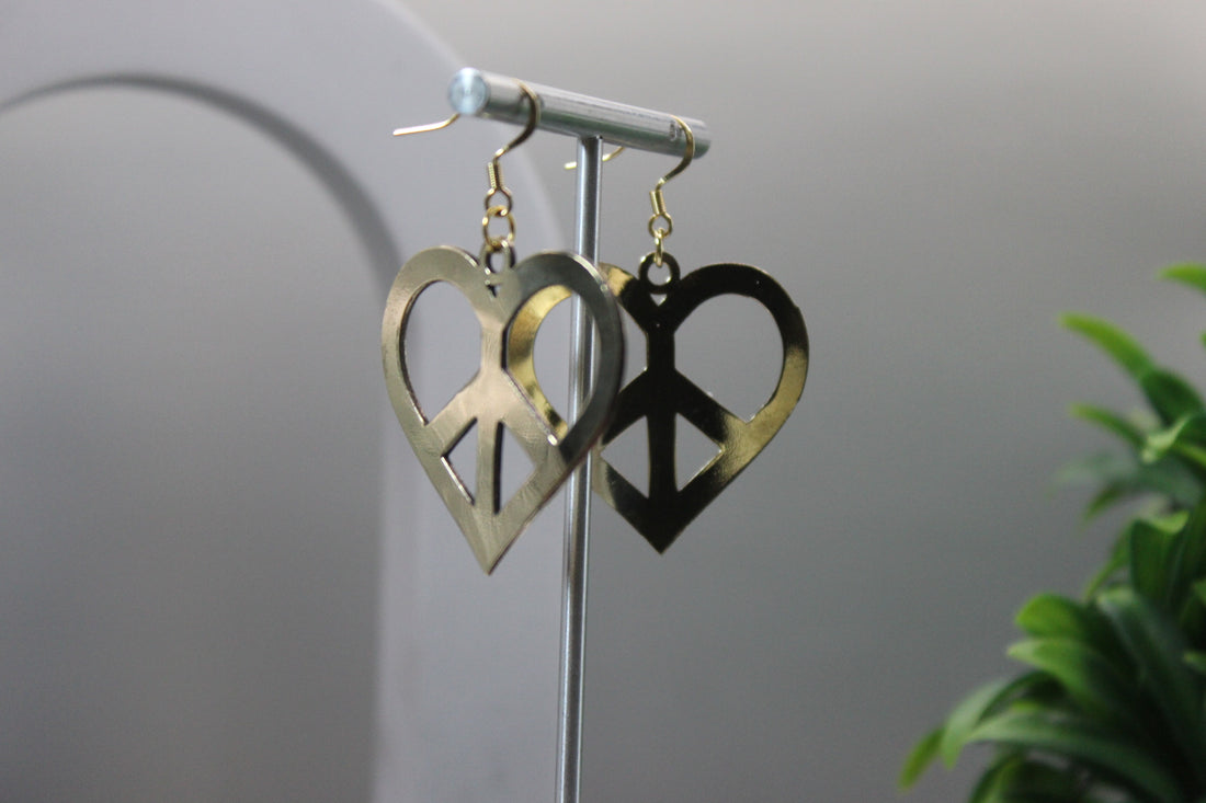 Heart-Peace Earrings